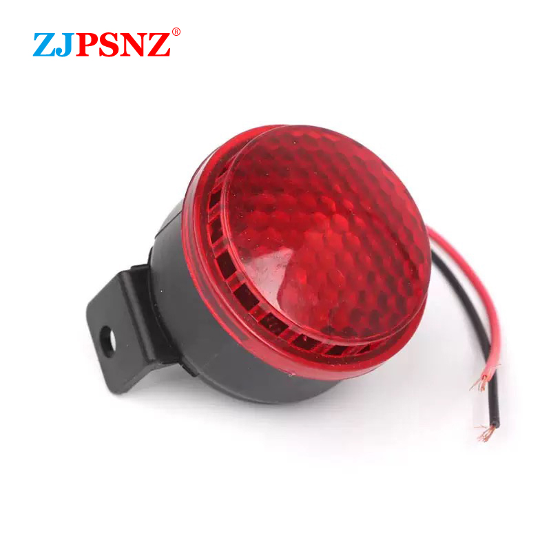 Car Warning Buzzer Alarm Speaker Beeper - 후진 경고음, LED 라이트가 장착된 차량용