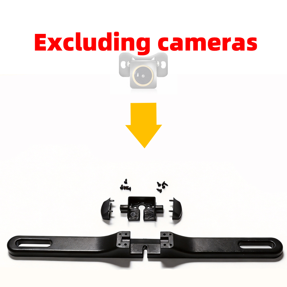 License Plate Backup Camera Frame Mount - 후방 카메라 라이센스 플레이트 브래킷, 블랙박스