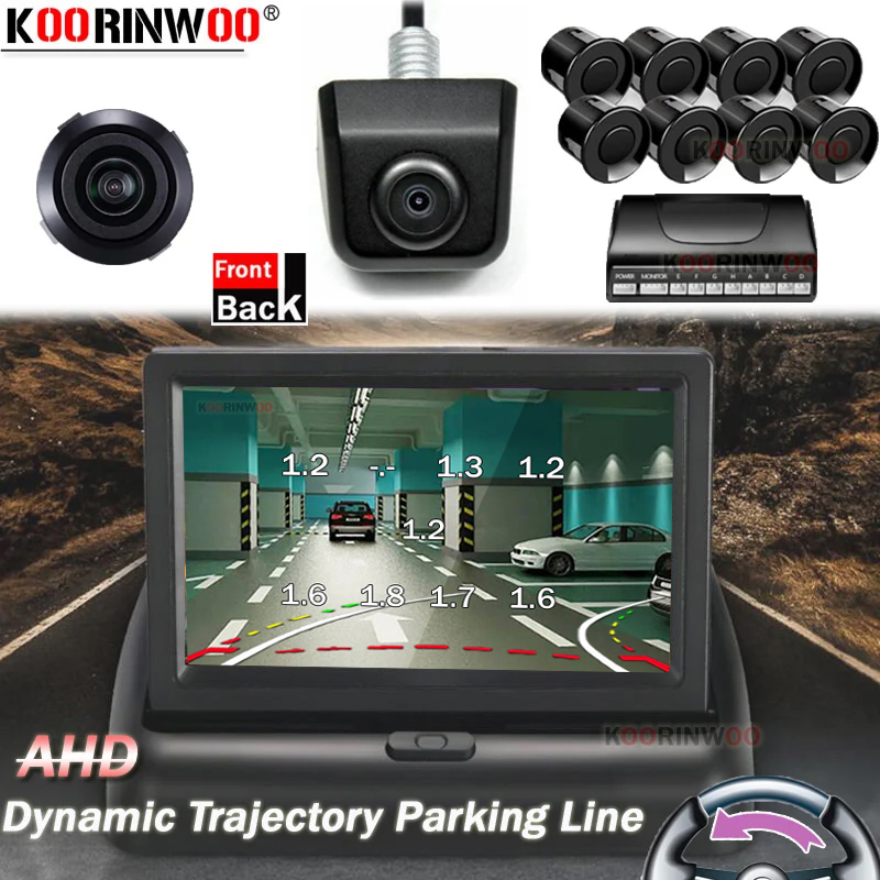 쿠린우 자동차 주차 8센서 키트 파크트로닉스 후방 레이 - Car Parking Sensor 8 Sensor Front Rear 리뷰 및 가격