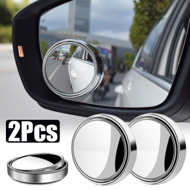 고품질 2개입 투명 볼록 광각 360도 회전식 사각지대 - Blind Spot Mirror Wide Angle Convex 2Pcs 리뷰 및 가격
