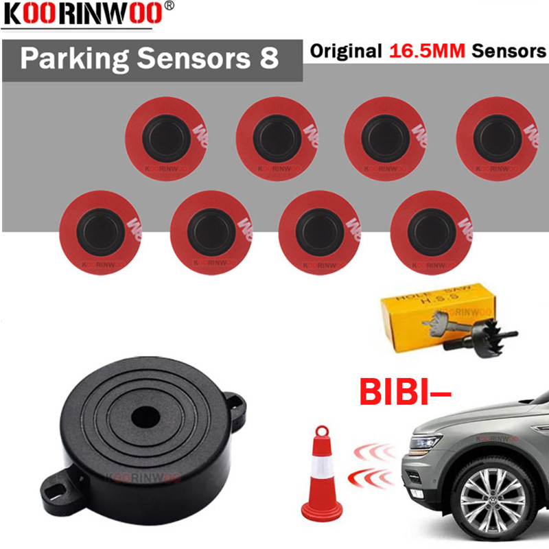 코린우 자동차 주차 센서 8개 (전면 + 후면) 원형  - Car Parking Sensor 8 Sensor Front Rear 리뷰 및 가격