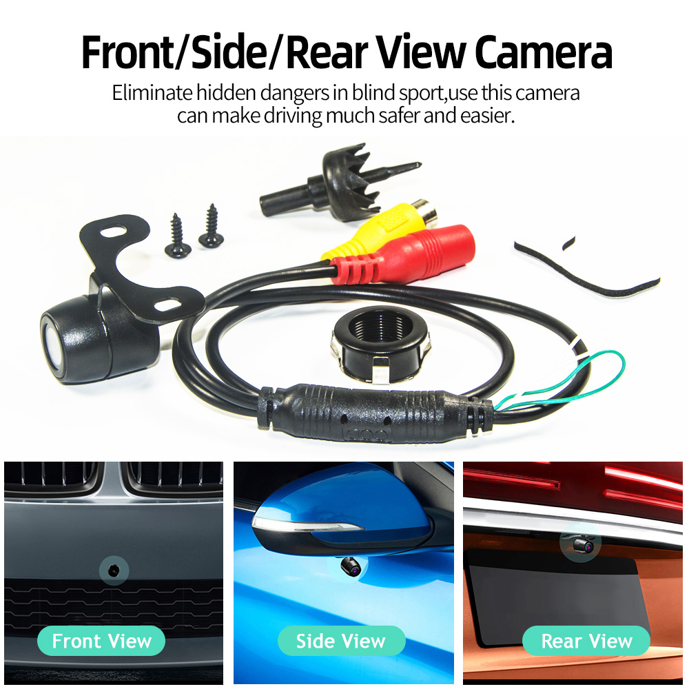 170도 어안렌즈 광각 자동차 후방 카메라 HD 야간  - 360 Degree Bird View Car Camera System 리뷰 및 가격