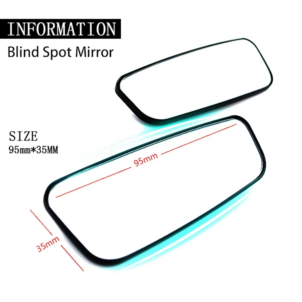 2개 조절 가능 사각지대 미러 자동차 보조 백미러 볼록 - Blind Spot Mirror Wide Angle Convex 2Pcs 리뷰 및 가격